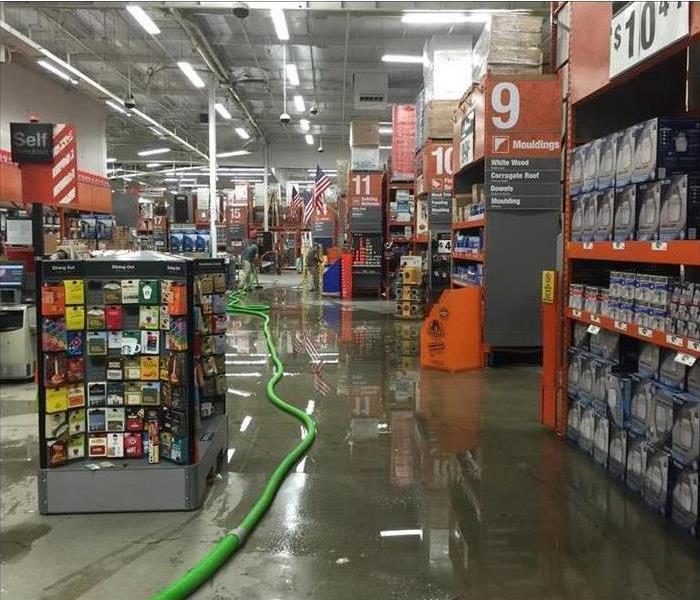 standing water on ground in home depot 
